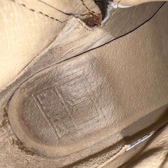 Frye Melissa riding boots Button tall brown leather size 8 Mexico Equestrian - Picture 11 of 13